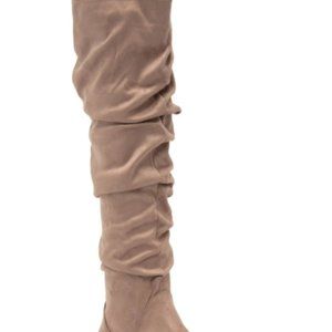 Toni Ruched Knee High Boot - NWOT